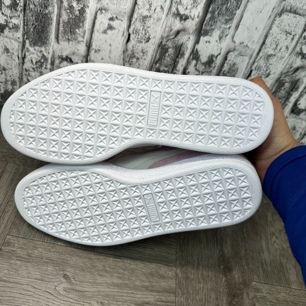 🌟🌟NIB AWESOME🌟🌟Puma Suede Classic XXI Jr Youth size 6.5y/Women size 8 Pink - Picture 8 of 9